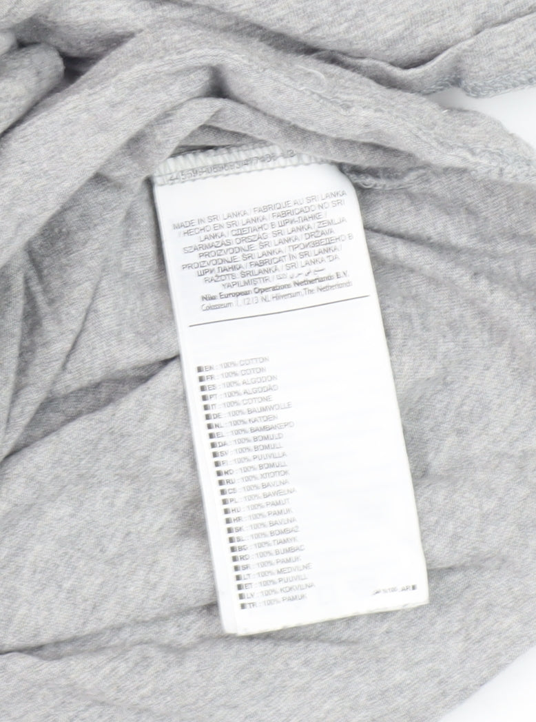 Nike Men’s Grey Athletic Fit Crew Neck T-Shirt