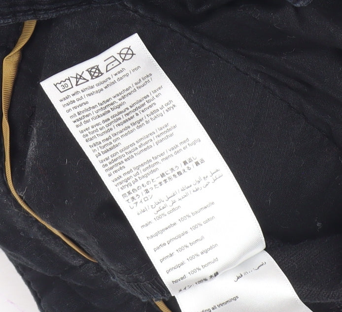 Joules Women's Black Corduroy Trousers Size 10