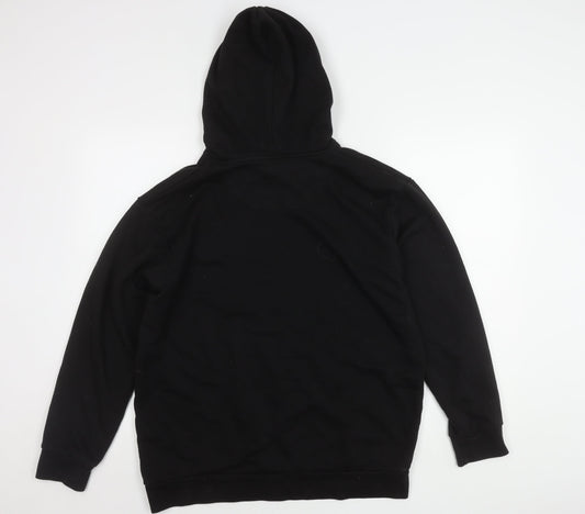 FAK-TOR Men's Black Pullover Hoodie M Graphic Print