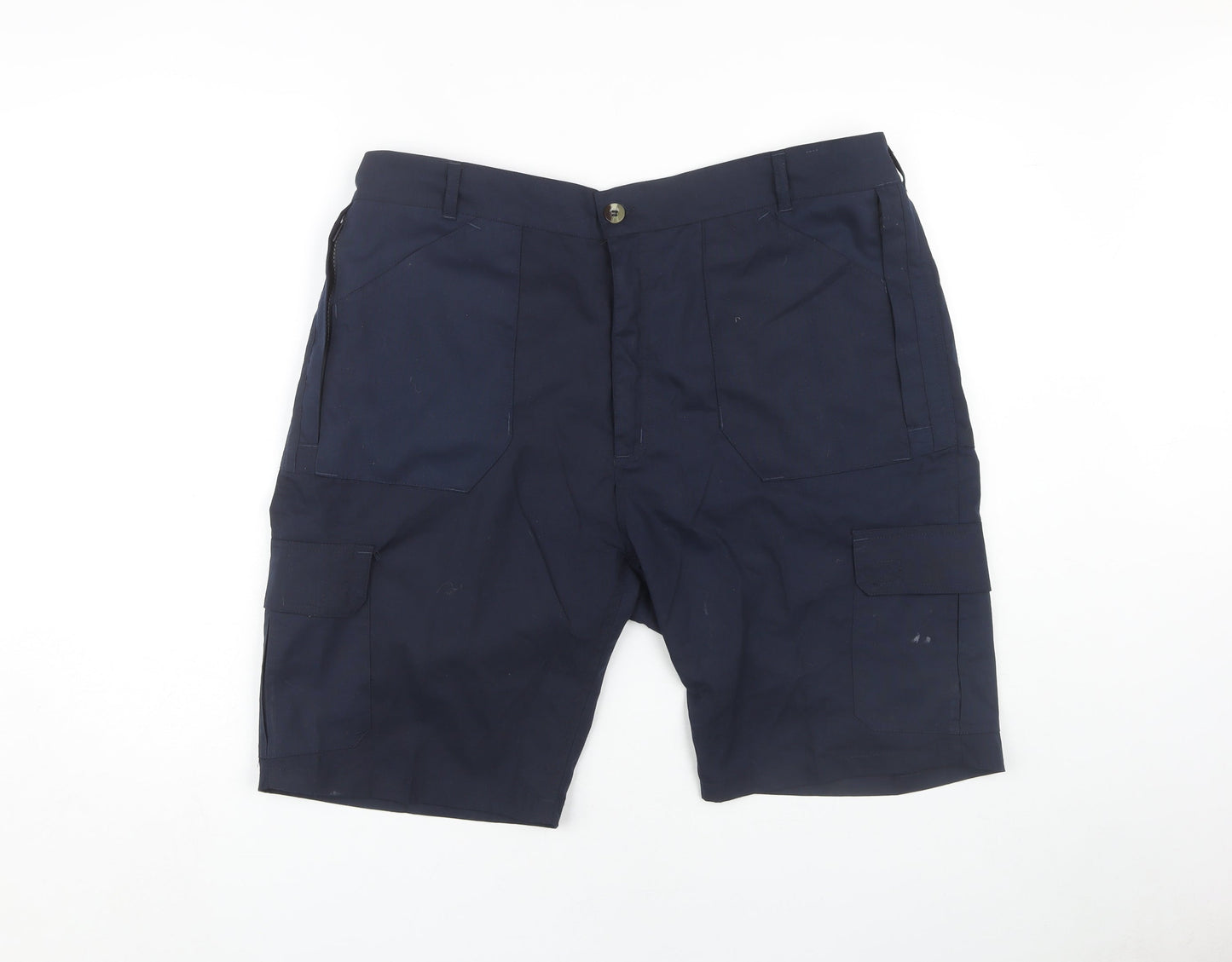 Champion Men's Blue Cargo Shorts Size 38 with Pockets