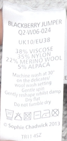 Seasalt Women's Grey Roll Neck Jumper Size 10