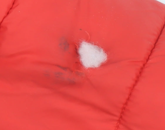 Additional view of Mountain Warehouse boys’ red puffer jacket 9-10 yrs water resistant