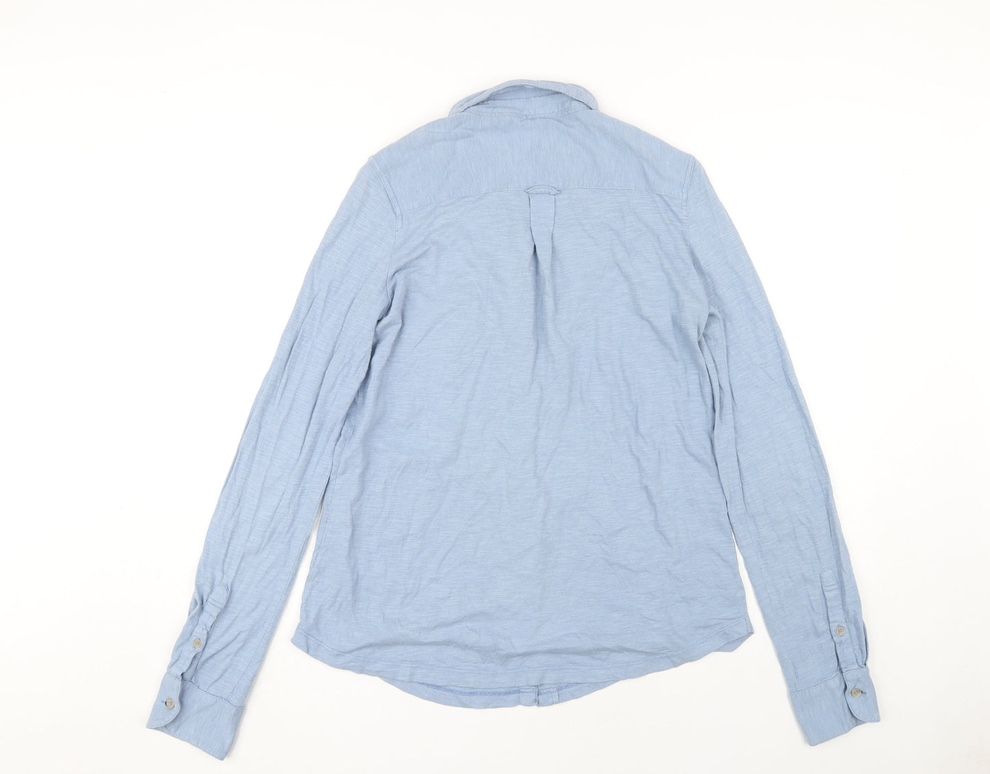 Fat Face Women's Blue Button-Up Shirt Size 10