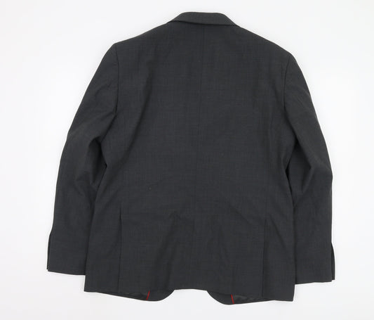 Marks and Spencer Men's Grey Suit Jacket, Size 40S