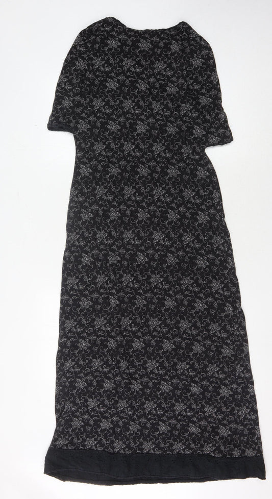 Laura Ashley Women's Black M Cotton Dress