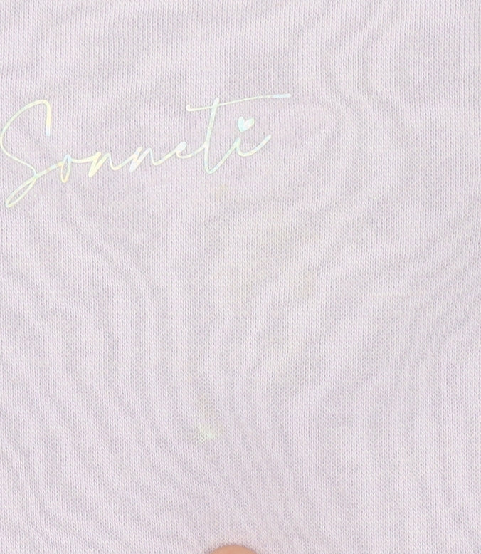 Additional view of Sonneti girls’ purple pullover hoodie 10-11 years