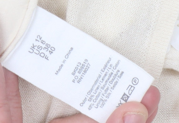 Boden Limited Edition Ivory Sequin Cardigan Size 12
