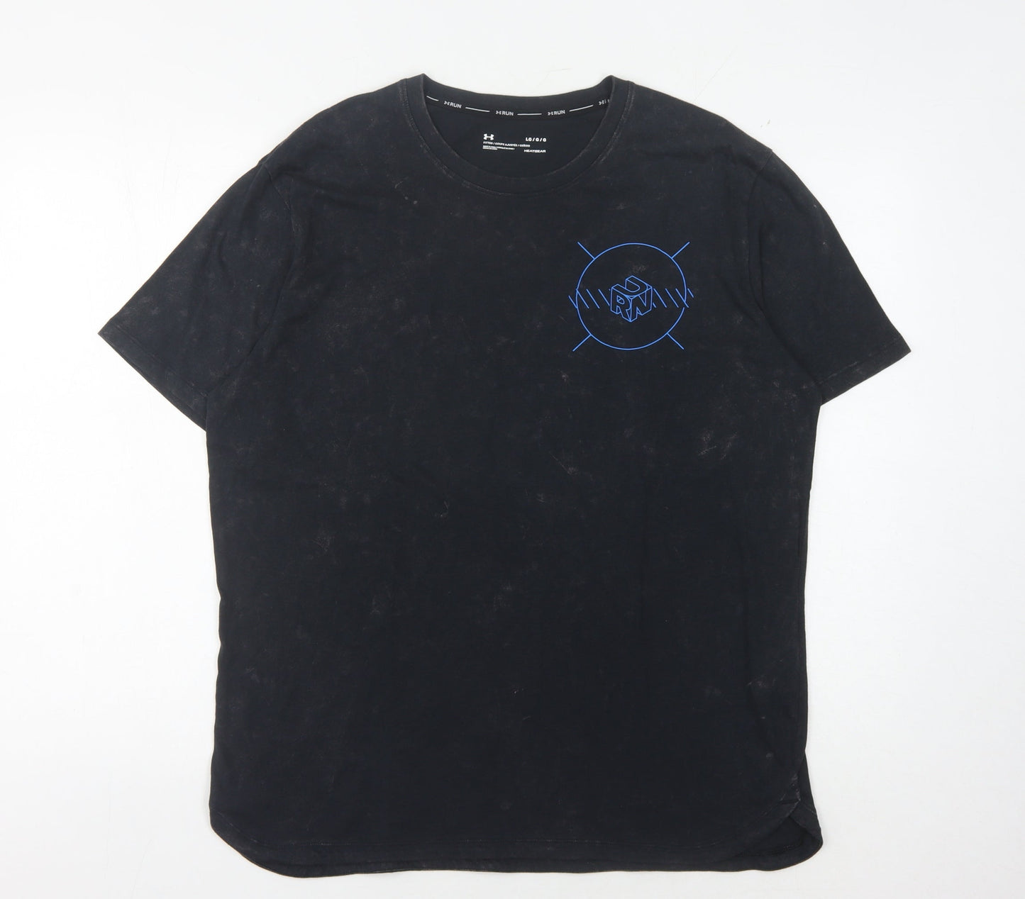 Under Armour Men's Black Slim Fit Graphic T-Shirt L