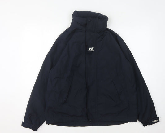 Helly Hansen Boys Blue Basic Jacket, Size 16Y, Water Resistant