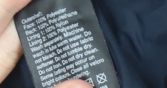 Helly Hansen Boys Blue Basic Jacket, Size 16Y, Water Resistant