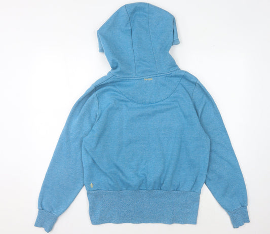 Womens UK 16 Regular Toggi Blue Pullover Hoodie