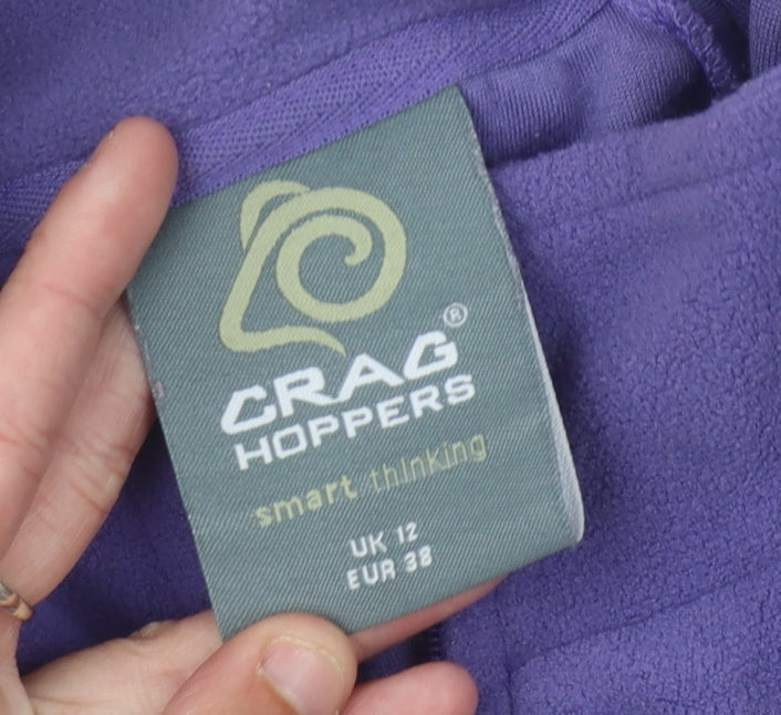 Craghoppers Women's Purple Fleece Pullover, Size 12