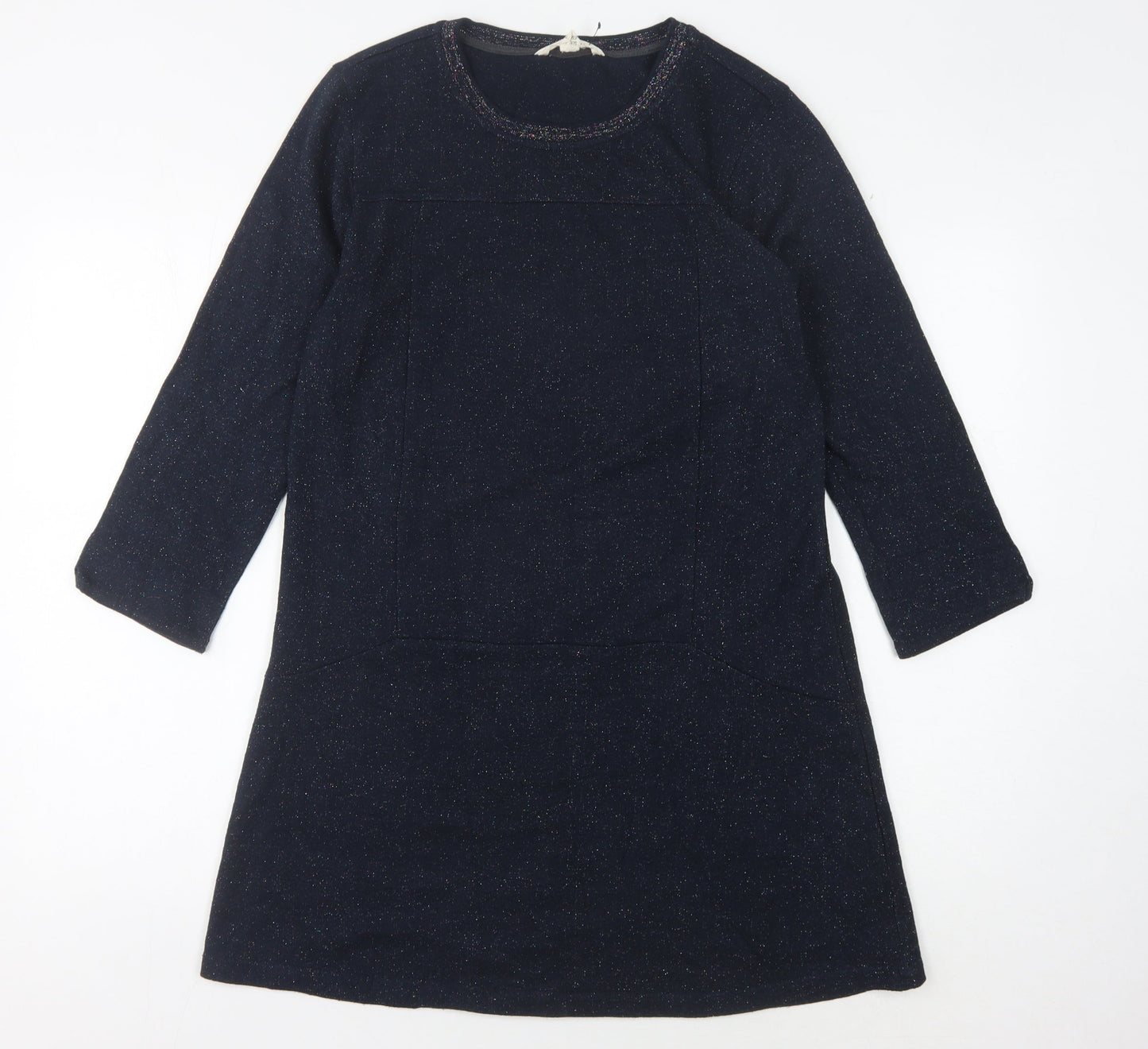 White Stuff Women's Black Shift Dress Size 12