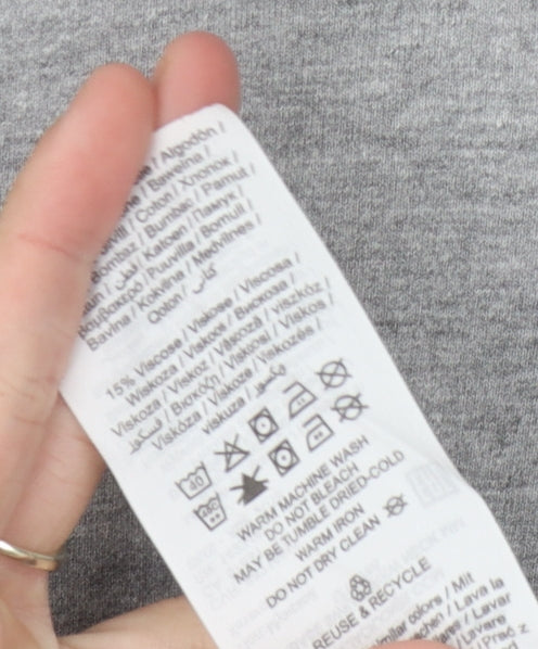 Jack & Jones Men's Grey Pullover Sweatshirt Medium