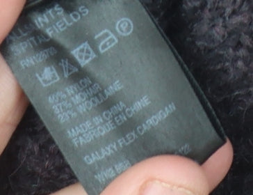 AllSaints Women's Brown Open Front Cardigan Size 8