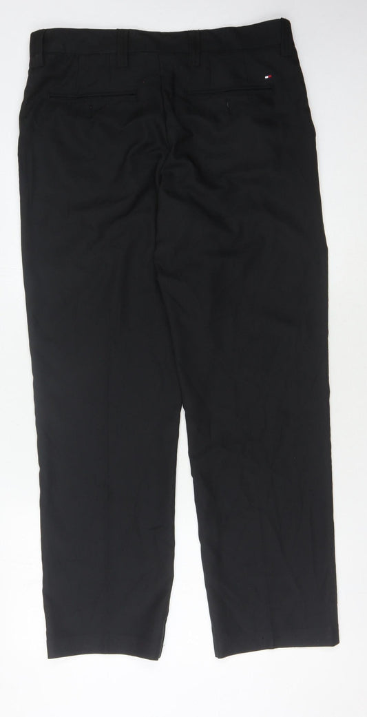 Tommy Hilfiger Men's Black Dress Pants 34/32