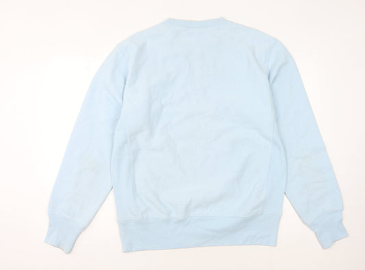 Champion Unisex Blue Sweatshirt, Size 6, Lightweight Casual