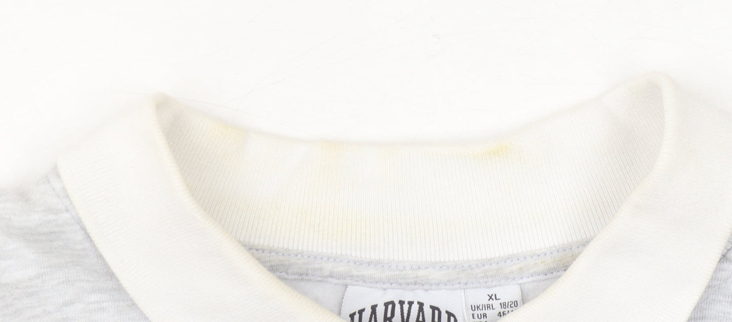 Harvard Grey XL Sweatshirt Unisex Adults with Logo