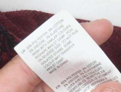 White Stuff Women's Red Shift Dress Size 14