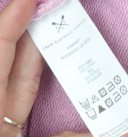 Crew Clothing Women's Pink Pullover Sweatshirt Size 10