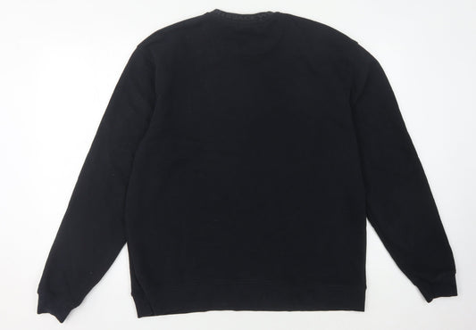 Jack Wills Men's Black XL Pullover Sweatshirt