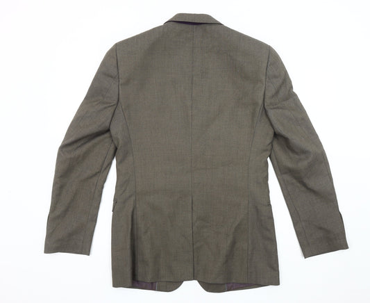 Harry Brown Men's Brown Blazer, 36R, Formal Jacket