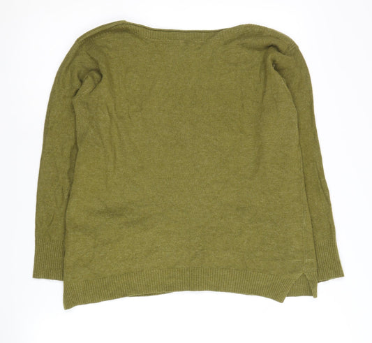 White Stuff Women's Green Pullover Jumper, Size 10