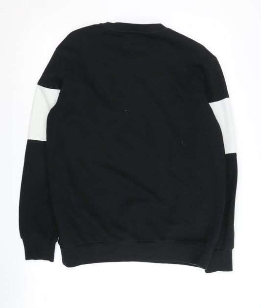 Converse Men's Black Pullover Sweatshirt S