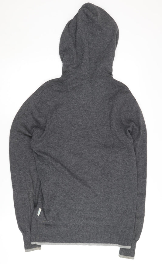 Fat Face Grey Knit Hoodie, XS, Men’s Pullover, Good
