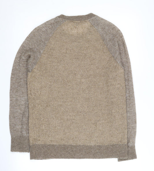 Tommy Hilfiger Men's Beige S Pullover Jumper