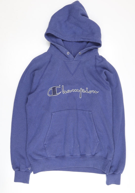 Champion Men’s Blue Pullover Hoodie - Small