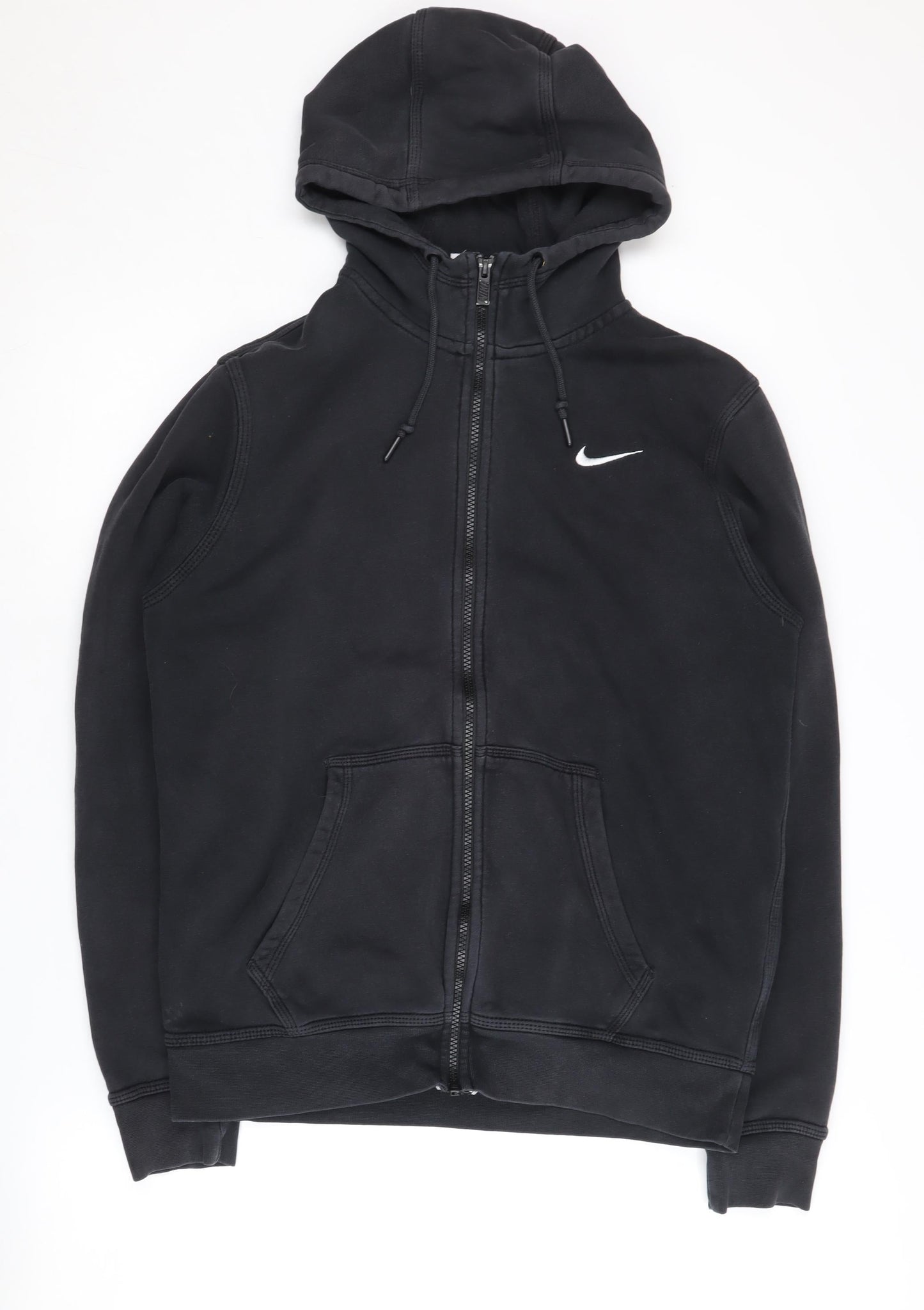 Nike Men's Black Full Zip Hoodie M - Stylish & Comfortable