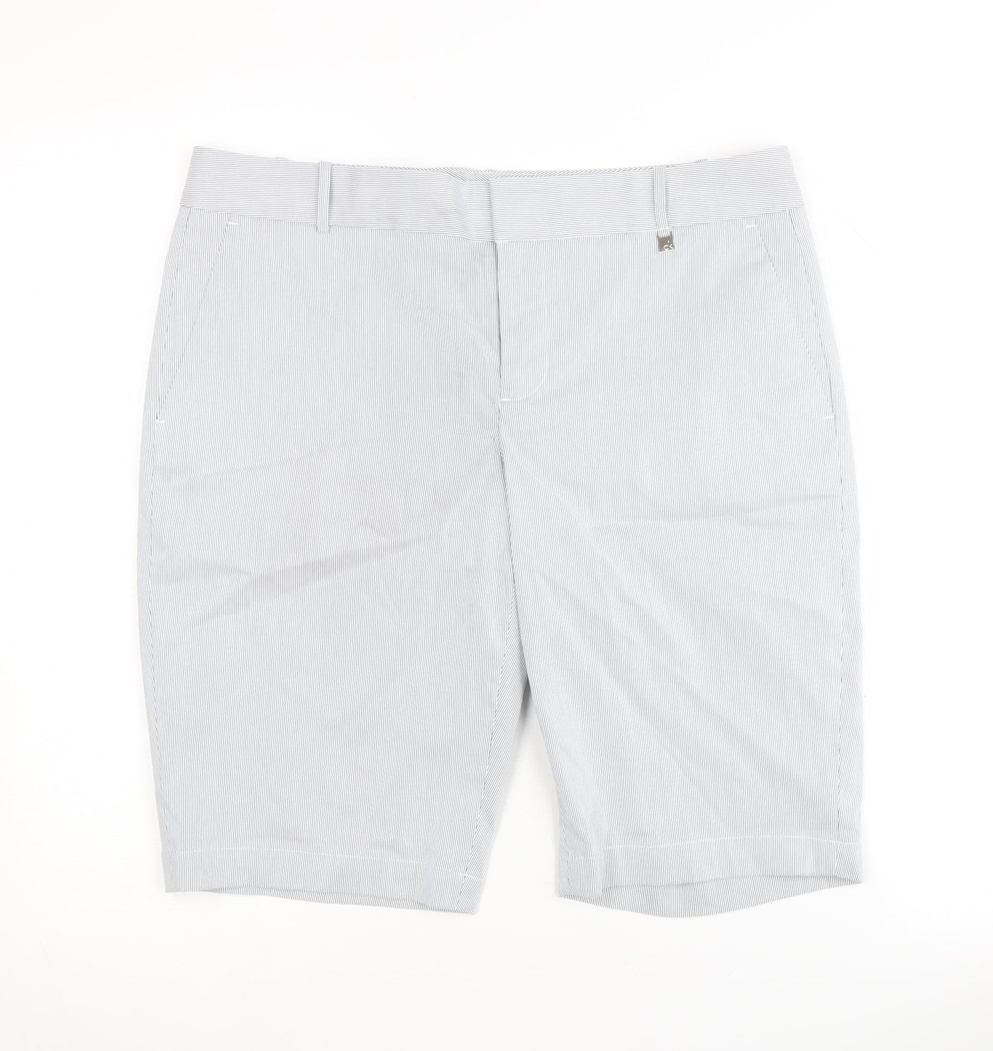 Calvin Klein Women's Grey Chino Shorts Size 8