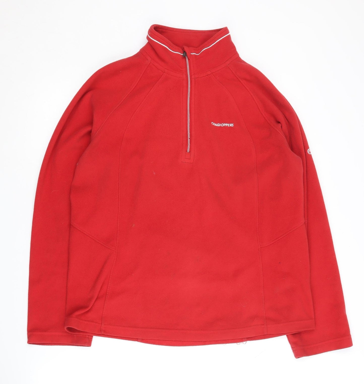 Craghoppers Red Unisex Fleece Sweatshirt UK 14
