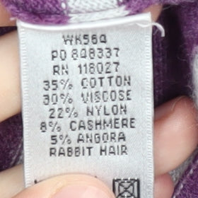 Boden Women's Purple Striped Pullover Jumper Size 16