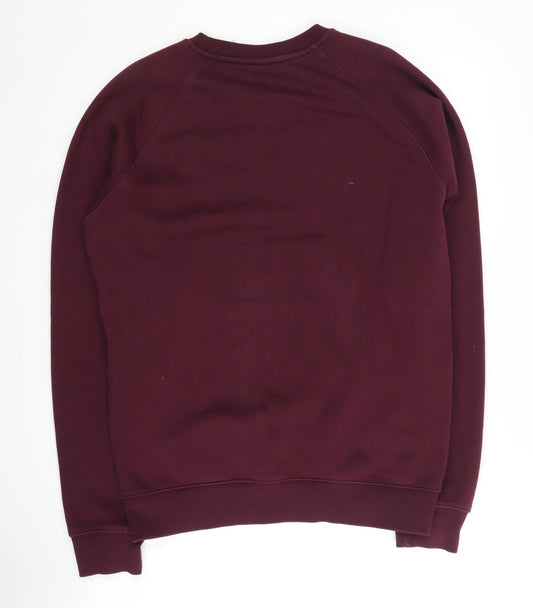 Adidas Men's Purple Pullover Sweatshirt, Size S