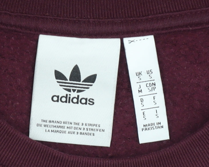 Adidas Men's Purple Pullover Sweatshirt, Size S