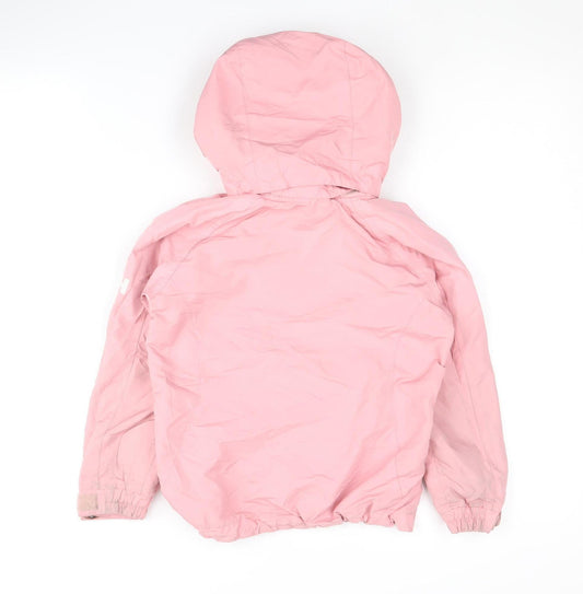 Helly Hansen Girls Pink Waterproof Rain Jacket 6 Years