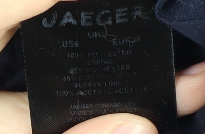 Jaeger Women's Blue Parka Jacket Size 8