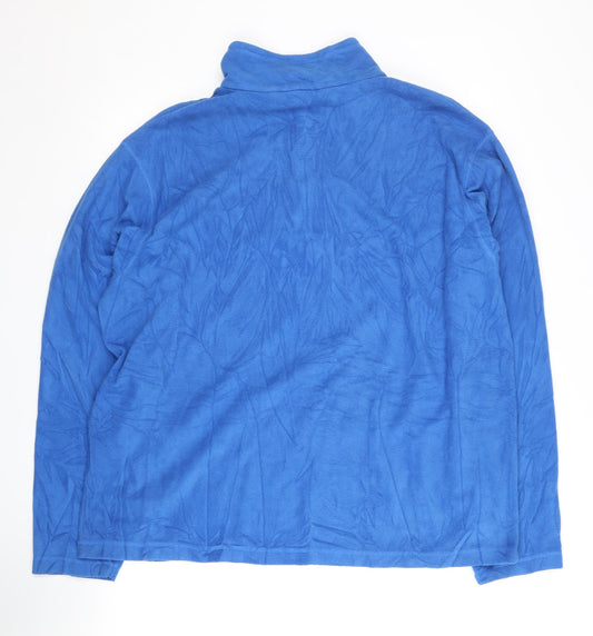 Regatta Men's Blue 1/2 Zip Fleece Sweatshirt XL