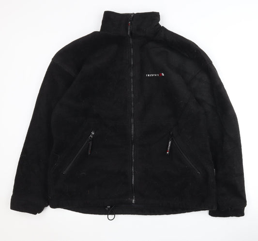 Trespass Men's Black Fleece Jacket, Size S, Outdoor