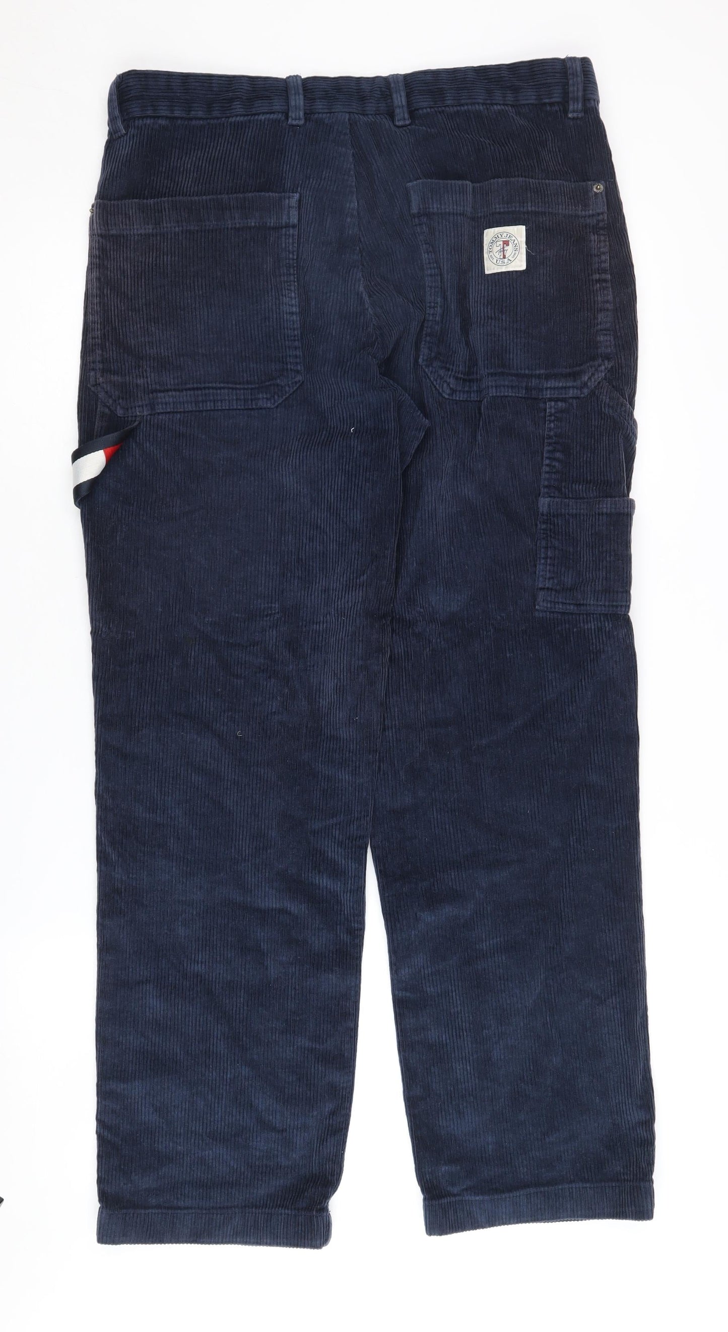 Tommy Jeans Men's Blue Cargo Trousers Size 32