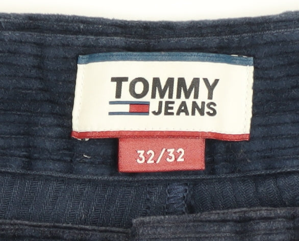 Tommy Jeans Men's Blue Cargo Trousers Size 32