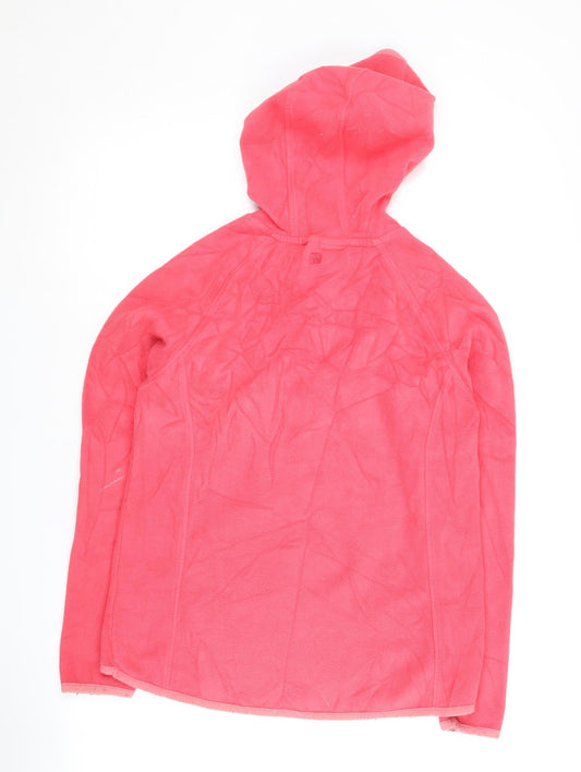 Mountain Warehouse Women's Pink Fleece Pullover Hoodie Size 2