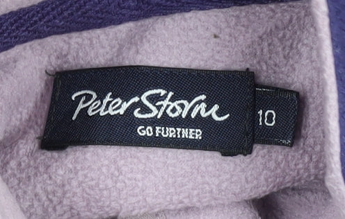 Peter Storm Women's Purple Pullover Sweatshirt Size 10