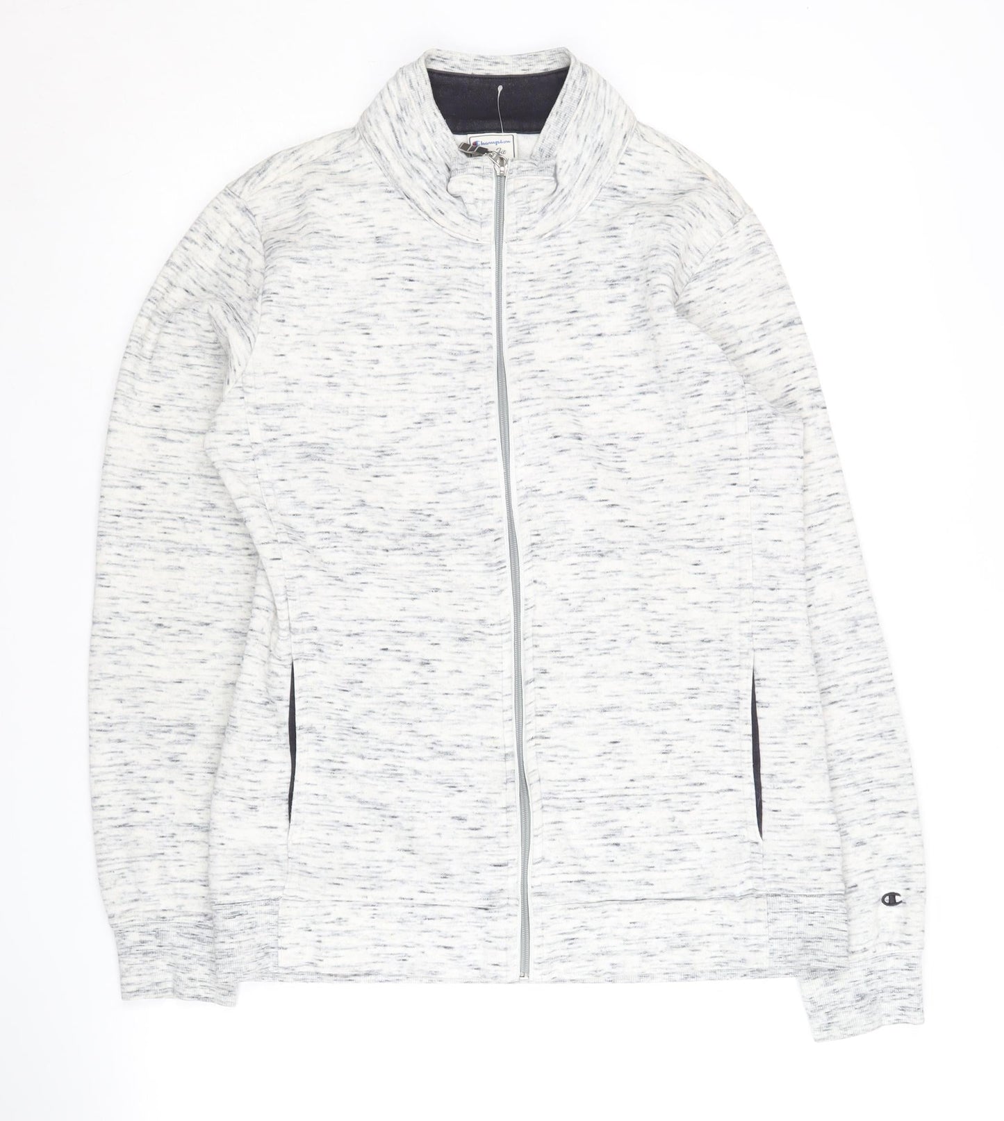 Champion Men's White Full Zip Jacket - M