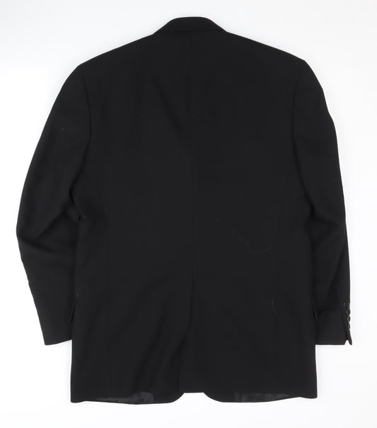 Pierre Cardin Men's Black 38S Blazer Jacket