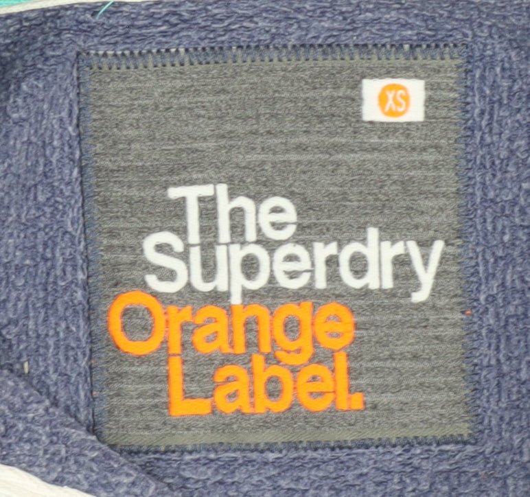 Superdry Women's Blue Full Zip Hoodie XS