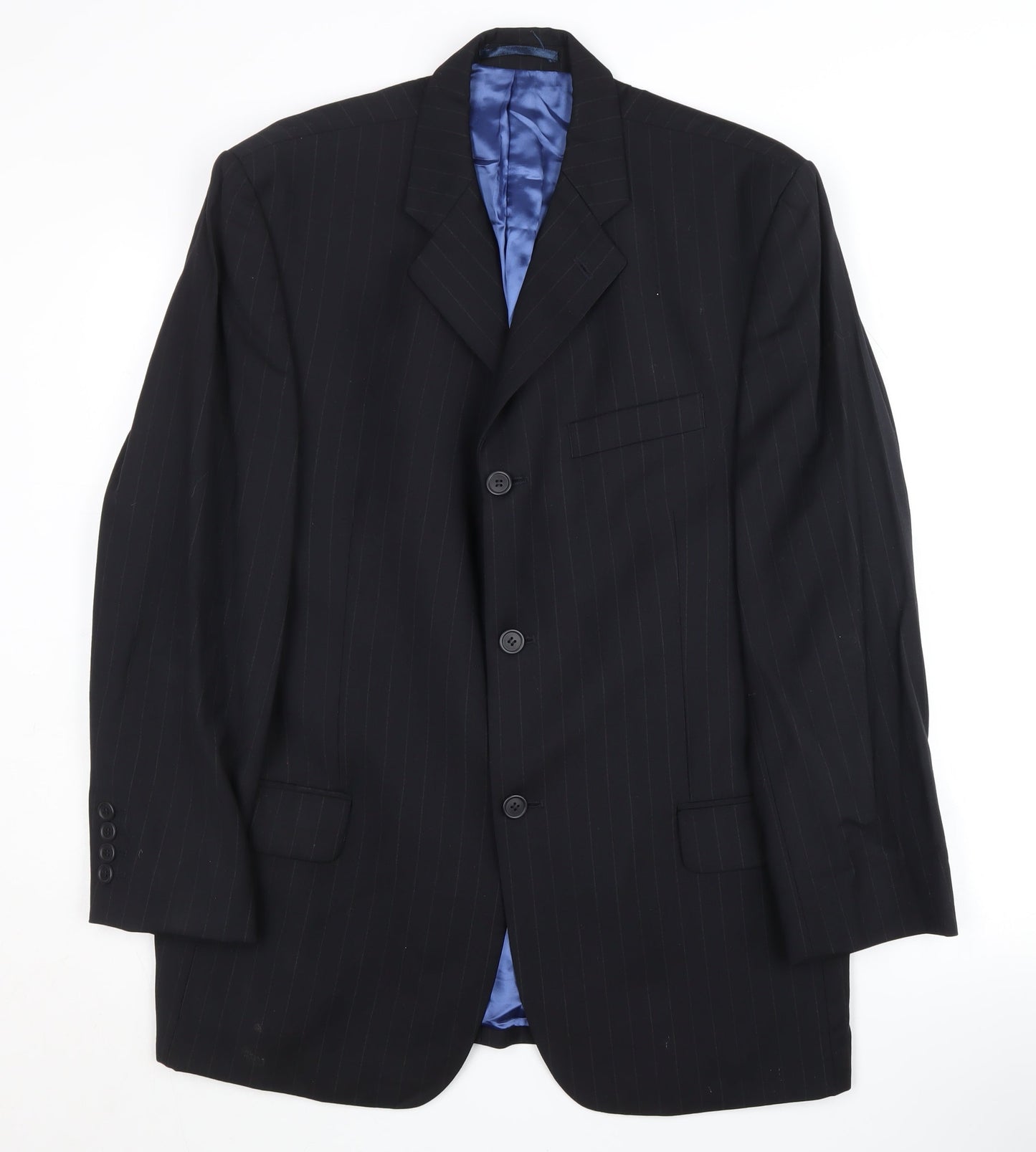 Daniel Hechter Men's Black Striped Jacket, 40S