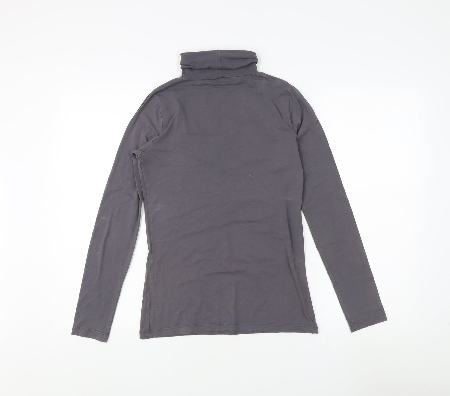 GAP Women's Grey Long Sleeve Roll Neck Top S